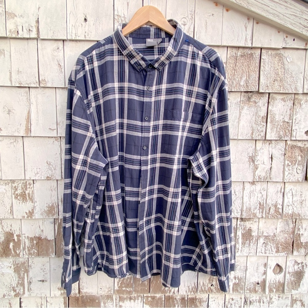 ASOS Oversized Plaid Flannel Shirt.